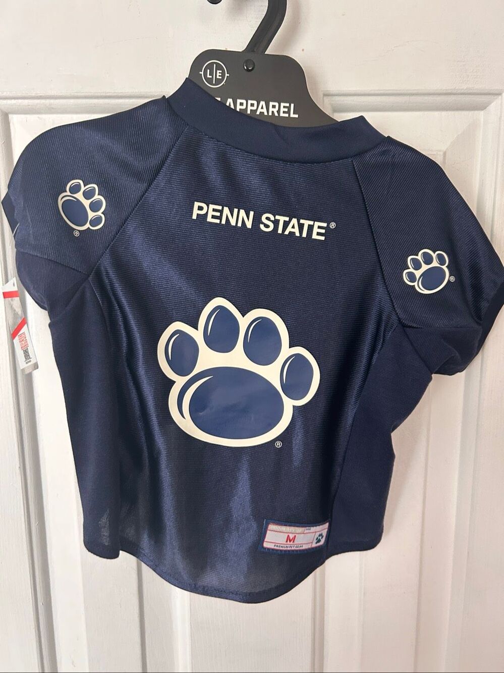 Penn state dog jersey blue size m authentic
